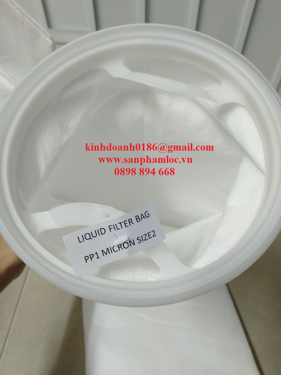 Túi lọc hồ bơi theo kích thước yêu cầu, cấp độ lọc 1 micron