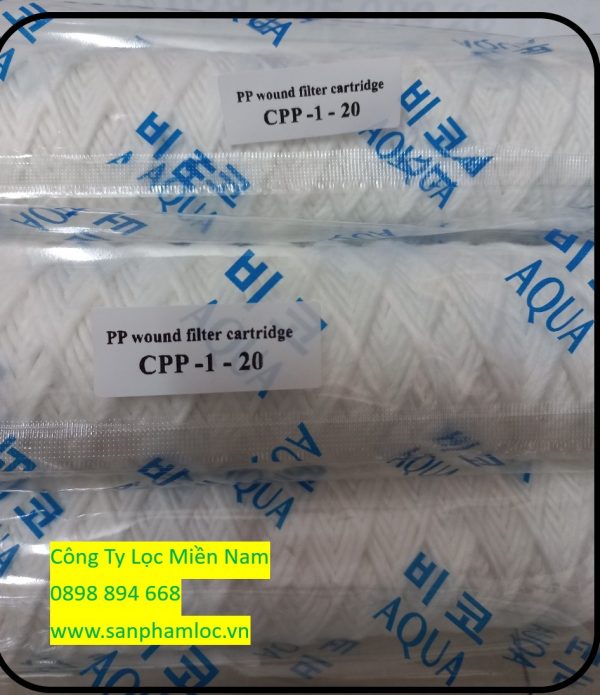 Lõi lọc sợi quấn 10 inch 20 inch 30 inch 40 inch