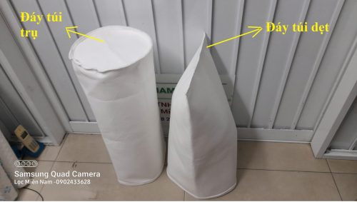 Túi lọc PE 5 micron chịu được nhiệt độ cao
