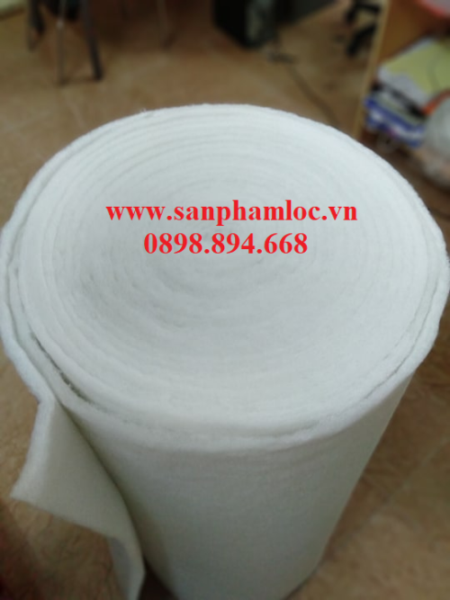 Bông lọc G2 10mm được ứng dụng lọc khí bụi công nghiệp
