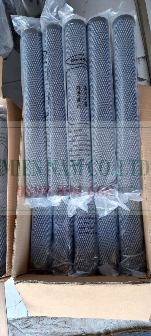 Lõi lọc than hoạt tính dạng nén NBDC 20 inch Hàn Quốc