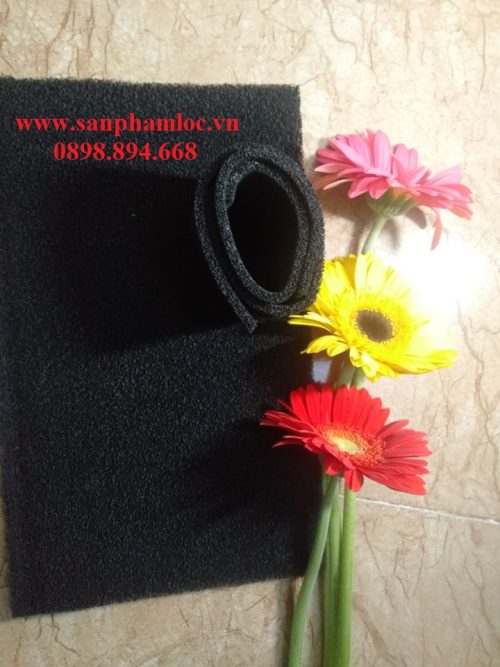 Tấm xốp than hoạt tính 5mm kích thước 1mx2m