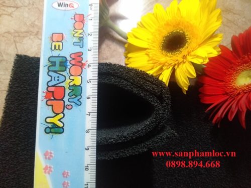 Tấm xốp than hoạt tính 5mm kích thước 1mx2m