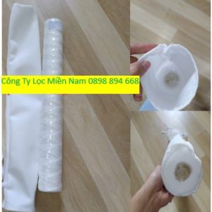 Túi lọc catot dùng để bao ngoài lõi 20 inch