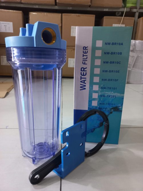 Cốc lọc trong 10 inch ren 27 bọc đồng