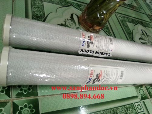 Lõi lọc than hoạt tính Maxtec 20inch lọc thực phẩm
