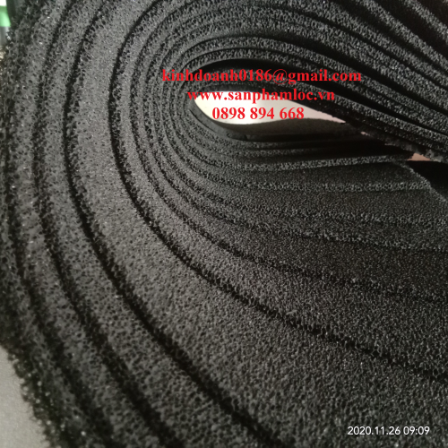 Tấm xốp carbon 5mm kích thước 0.4x2m chuyên khử mùi