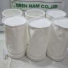Túi lọc bụi PE 300 phi 150 dài 250mm được sản xuất bằng Vải không dệt Pe 300 lọc giữ bụi mịn